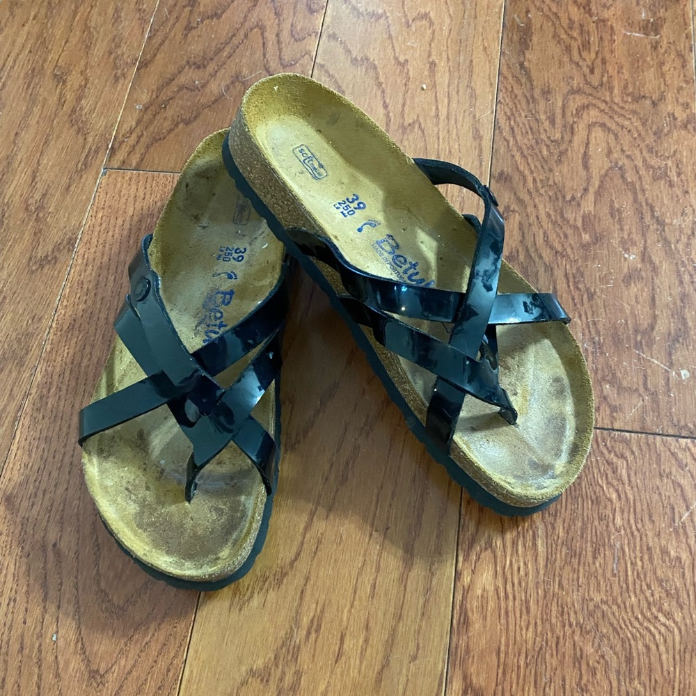 Birkenstock Betula Vinja Sandals Patent Black